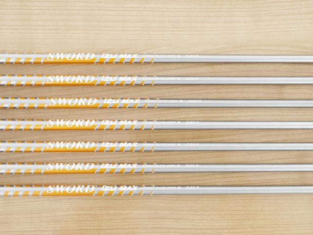 Iron set : Katana : ชุดเหล็ก Katana Sword Izu Max i (หน้าเด้ง) มีเหล็ก 5-Pw,Sw (7 ชิ้น) ก้านกราไฟต์ Flex R