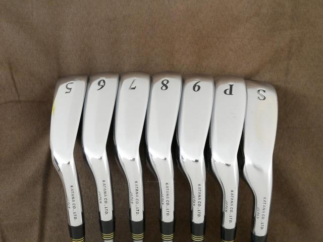 Iron set : Katana : ชุดเหล็ก Katana Sword Izu Max i (หน้าเด้ง) มีเหล็ก 5-Pw,Sw (7 ชิ้น) ก้านกราไฟต์ Flex R
