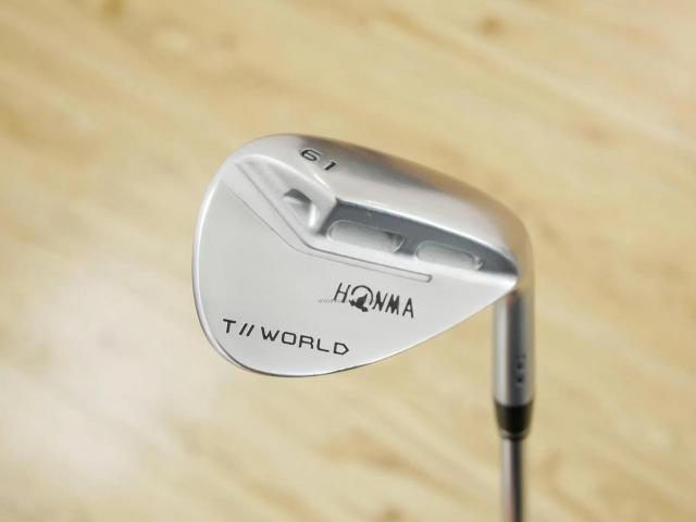 Wedge : Honma : Wedge Honma Tour World TW-W S-Sole (ออกปี 2019) Loft 61 ก้านเหล็ก Dynamic Gold S200