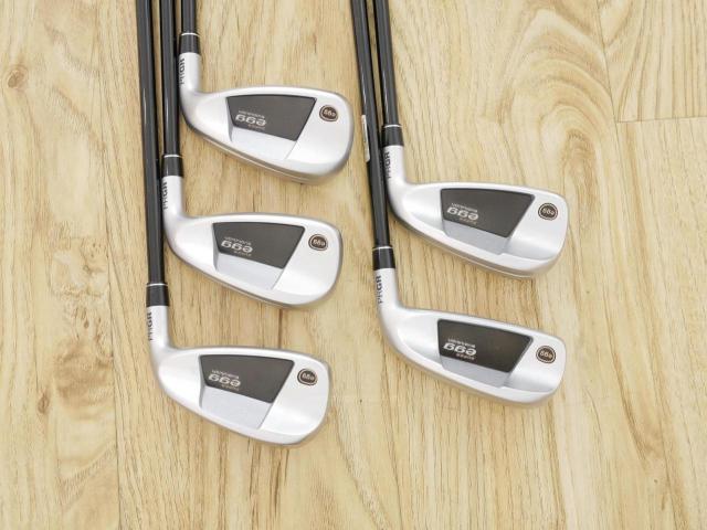 Iron set : PRGR : ชุดเหล็กกระเทย PRGR Super Egg Evolution (รุ่นล่าสุด ออกปี 2024 ตัวท๊อปสุด หน้าเด้งเกินกฏ ใช้แข่งไม่ได้ ตีไกลมากๆ) มีเหล็ก 7-Pw,Aw (5 ชิ้น) ก้านกราไฟต์ Flex R (M-37)