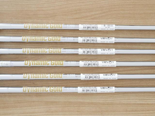 Iron set : Honma : ชุดเหล็ก Honma Tour World TW757B (ออกปี 2022) มีเหล็ก 5-Pw (6 ชิ้น) ก้านเหล็ก Dynamic Gold S200