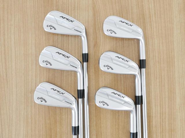 Iron set : Callaway : ชุดเหล็ก Callaway APEX Pro Forged (ออกปี 2022) มีเหล็ก 5-Pw (6 ชิ้น) ก้านเหล็ก NS Pro Modus 105 Flex S