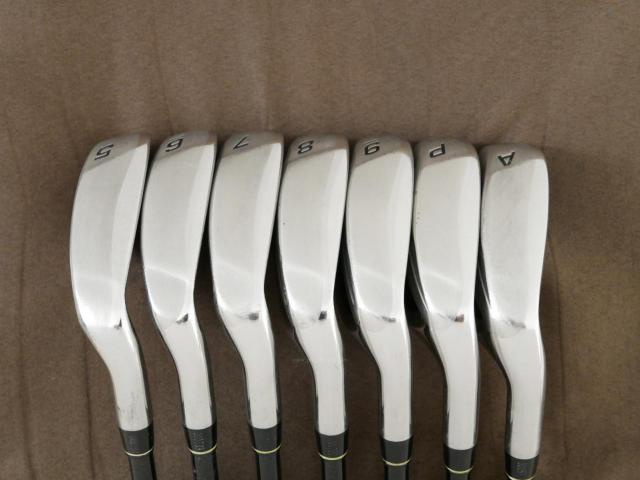 Iron set : Tsuruya : ชุดเหล็ก Tsuruya AXEL XP HM (หน้าเด้ง ตีไกลมากๆ) มีเหล็ก 5-Pw,Aw (7 ชิ้น) ก้านกราไฟต์ Flex S