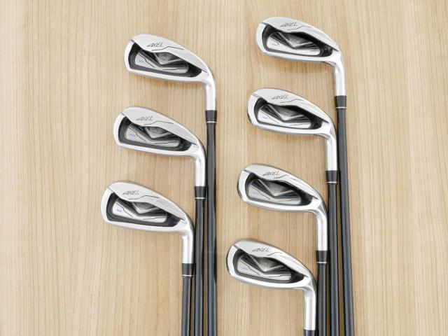 Iron set : Tsuruya : ชุดเหล็ก Tsuruya AXEL XP HM (หน้าเด้ง ตีไกลมากๆ) มีเหล็ก 5-Pw,Aw (7 ชิ้น) ก้านกราไฟต์ Flex S