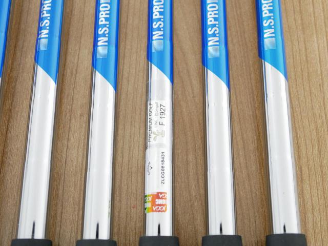 Iron set : Callaway : ชุดเหล็ก Callaway APEX DCB Forged (ปี 2022) มีเหล็ก 5-Pw (6 ชิ้น) ก้านเหล็ก NS Pro ZELOS 7 Flex S