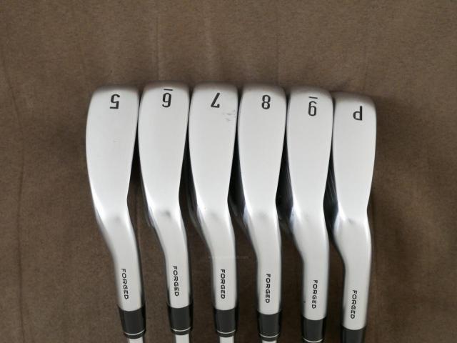 Iron set : Callaway : ชุดเหล็ก Callaway APEX DCB Forged (ปี 2022) มีเหล็ก 5-Pw (6 ชิ้น) ก้านเหล็ก NS Pro ZELOS 7 Flex S