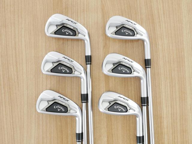 Iron set : Callaway : ชุดเหล็ก Callaway APEX DCB Forged (ปี 2022) มีเหล็ก 5-Pw (6 ชิ้น) ก้านเหล็ก NS Pro ZELOS 7 Flex S