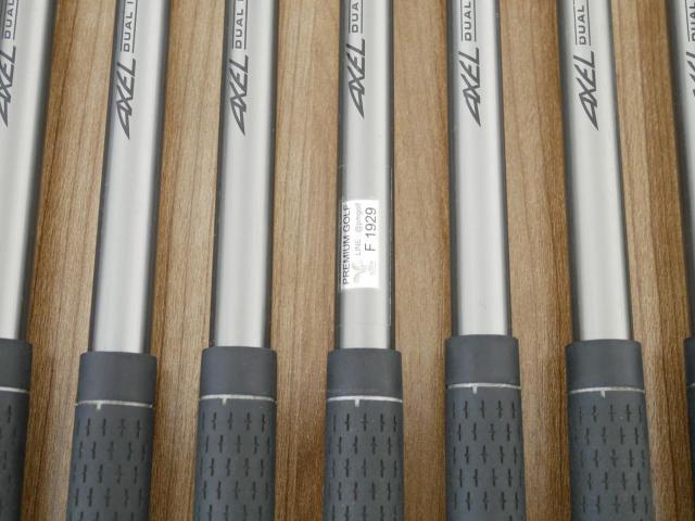 Iron set : Tsuruya : ชุดเหล็ก Tsuruya AXEL Dual Impact HM (หน้าเด้ง) มีเหล็ก 4-Pw,Aw,As,Sw (10 ชิ้น) ก้านกราไฟต์ FLex R