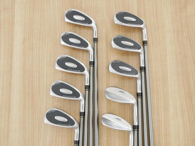 Iron set : Tsuruya : ชุดเหล็ก Tsuruya AXEL Dual Impact HM (หน้าเด้ง) มีเหล็ก 4-Pw,Aw,As,Sw (10 ชิ้น) ก้านกราไฟต์ FLex R