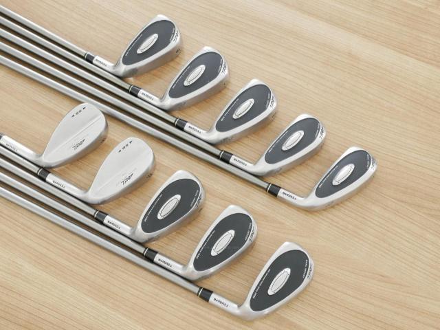 Iron set : Tsuruya : ชุดเหล็ก Tsuruya AXEL Dual Impact HM (หน้าเด้ง) มีเหล็ก 4-Pw,Aw,As,Sw (10 ชิ้น) ก้านกราไฟต์ FLex R