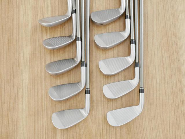 Iron set : Tsuruya : ชุดเหล็ก Tsuruya AXEL Dual Impact HM (หน้าเด้ง) มีเหล็ก 4-Pw,Aw,As,Sw (10 ชิ้น) ก้านกราไฟต์ FLex R