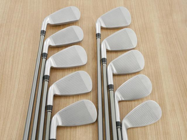 Iron set : Tsuruya : ชุดเหล็ก Tsuruya AXEL Dual Impact HM (หน้าเด้ง) มีเหล็ก 4-Pw,Aw,As,Sw (10 ชิ้น) ก้านกราไฟต์ FLex R