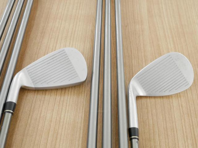 Iron set : Tsuruya : ชุดเหล็ก Tsuruya AXEL Dual Impact HM (หน้าเด้ง) มีเหล็ก 4-Pw,Aw,As,Sw (10 ชิ้น) ก้านกราไฟต์ FLex R