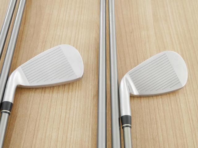 Iron set : Tsuruya : ชุดเหล็ก Tsuruya AXEL Dual Impact HM (หน้าเด้ง) มีเหล็ก 4-Pw,Aw,As,Sw (10 ชิ้น) ก้านกราไฟต์ FLex R