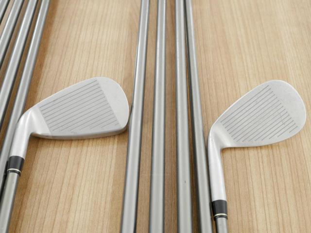 Iron set : Tsuruya : ชุดเหล็ก Tsuruya AXEL Dual Impact HM (หน้าเด้ง) มีเหล็ก 4-Pw,Aw,As,Sw (10 ชิ้น) ก้านกราไฟต์ FLex R