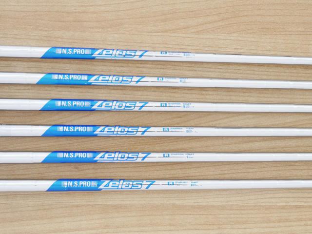 Iron set : PXG : ชุดเหล็ก PXG 0211 XCOR 2 (รุ่นปี 2023 หน้าเด้ง ตีไกลมากๆ) มีเหล็ก 5-Pw (6 ชิ้น) ก้านเหล็ก NS Pro ZELOS 7 Flex R