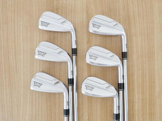 Iron set : PXG : ชุดเหล็ก PXG 0211 XCOR 2 (รุ่นปี 2023 หน้าเด้ง ตีไกลมากๆ) มีเหล็ก 5-Pw (6 ชิ้น) ก้านเหล็ก NS Pro ZELOS 7 Flex R