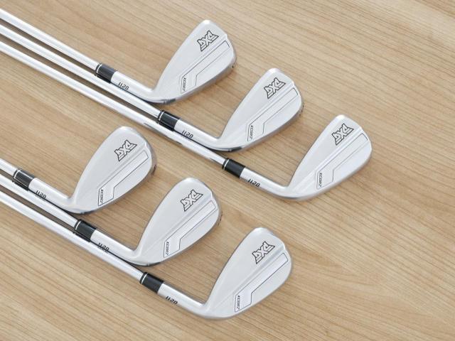 Iron set : PXG : ชุดเหล็ก PXG 0211 XCOR 2 (รุ่นปี 2023 หน้าเด้ง ตีไกลมากๆ) มีเหล็ก 5-Pw (6 ชิ้น) ก้านเหล็ก NS Pro ZELOS 7 Flex R