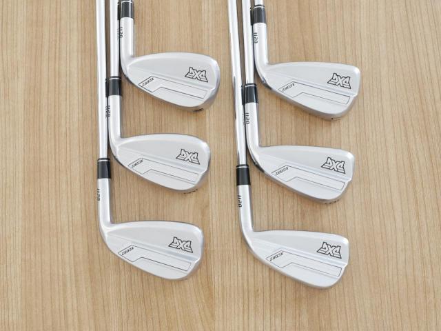 Iron set : PXG : ชุดเหล็ก PXG 0211 XCOR 2 (รุ่นปี 2023 หน้าเด้ง ตีไกลมากๆ) มีเหล็ก 5-Pw (6 ชิ้น) ก้านเหล็ก NS Pro ZELOS 7 Flex R
