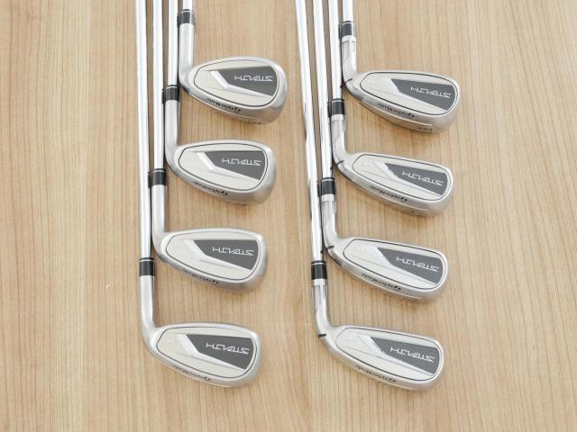 Iron set : Taylormade : ชุดเหล็ก Taylormade Stealth HD (ออกปี 2022 Japan Spec. ใบใหญ่มาก ตีง่ายสุดๆ) มีเหล็ก 5-Pw,Aw,Sw (8 ชิ้น) ก้านเหล็ก KBS Max MT 80 Flex S