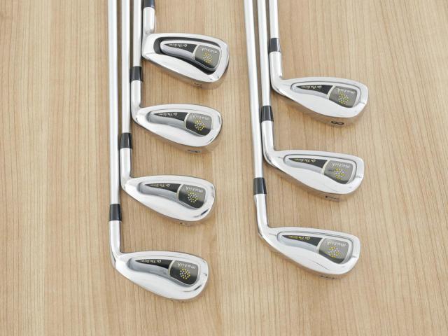 Iron set : Other Brand : ชุดเหล็ก Muziik On The Screw Type D (หน้า Maraging เด้ง ตีไกลมาก) มีเหล็ก 6-Pw,Aw,As (7 ชิ้น) ก้านกราไฟต์ Fujikura MCI 50 Flex R