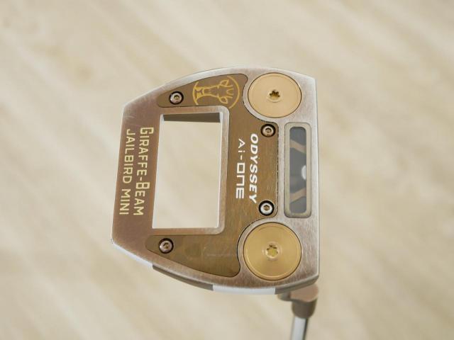Putter : All : พัตเตอร์ Odyssey Ai-ONE GIRAFFE-BEAM Jailbird Mini (รุ่นล่าสุด ออกปี 2025) ยาว 34 นิ้ว