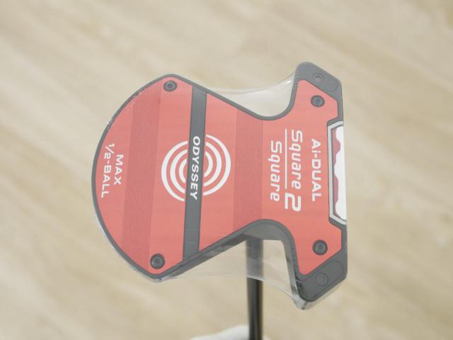 Putter : All : **ของใหม่ ยังไม่แกะพลาสติก** พัตเตอร์ Odyssey Ai-DUAL Square 2 Square Max 1/2-BALL (รุ่นล่าสุด ออกปี 2026) ยาว 34 นิ้ว