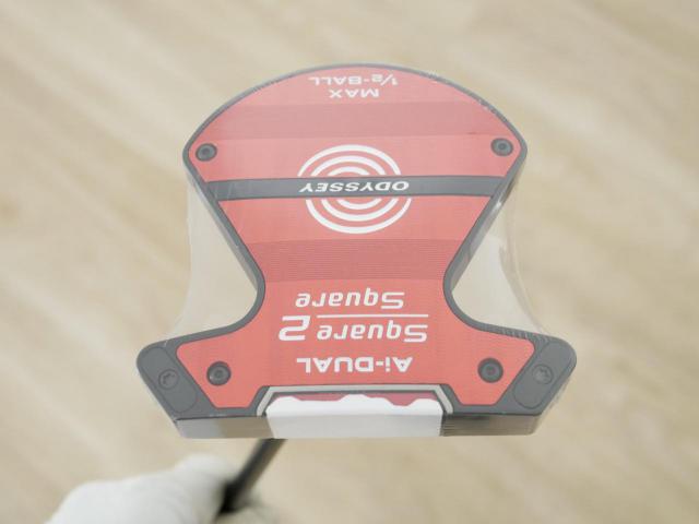 Putter : All : **ของใหม่ ยังไม่แกะพลาสติก** พัตเตอร์ Odyssey Ai-DUAL Square 2 Square Max 1/2-BALL (รุ่นล่าสุด ออกปี 2026) ยาว 34 นิ้ว