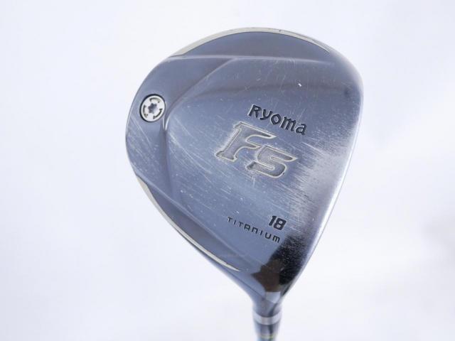 Fairway Wood : Other Brand : หัวไม้ 5 Ryoma F Titanium (รุ่นปี 2019 ไกลมากๆ) Loft 18 สุดยอดก้าน Waccine Compo GR351 Flex R