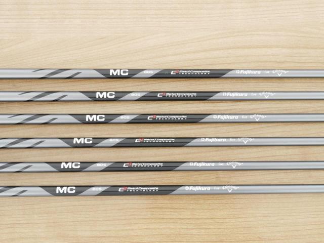 Iron set : Callaway : ชุดเหล็ก Callaway X Forged Star (ออกปี 2021) มีเหล็ก 5-Pw (6 ชิ้น) ก้านกราไฟต์ Fujikura MC 80 Flex S