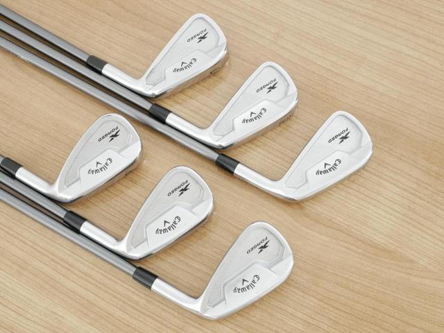 Iron set : Callaway : ชุดเหล็ก Callaway X Forged Star (ออกปี 2021) มีเหล็ก 5-Pw (6 ชิ้น) ก้านกราไฟต์ Fujikura MC 80 Flex S