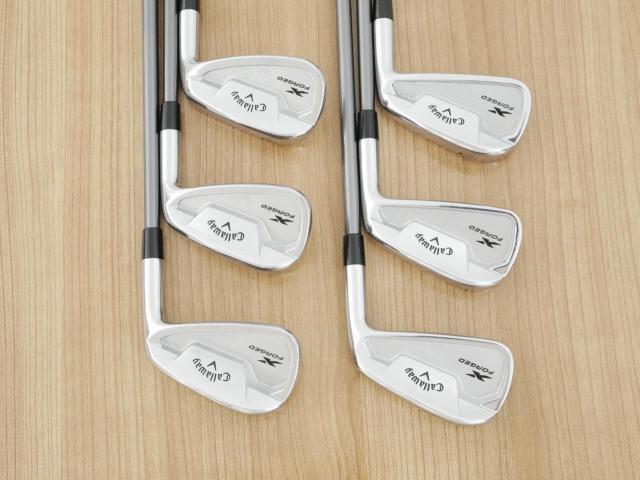Iron set : Callaway : ชุดเหล็ก Callaway X Forged Star (ออกปี 2021) มีเหล็ก 5-Pw (6 ชิ้น) ก้านกราไฟต์ Fujikura MC 80 Flex S