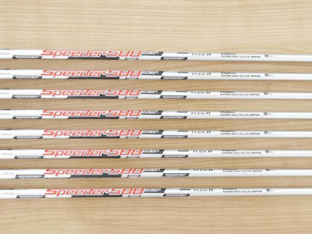 Iron set : Katana : ชุดเหล็ก Katana Voltio NINJA X (ออกปี 2020 หน้าเด้ง ตีไกลมากๆ) มีเหล็ก 6-Pw,Aw,As,Sw (8 ชิ้น) ก้านกราไฟต์ Fujikura Speeder 588 Flex R