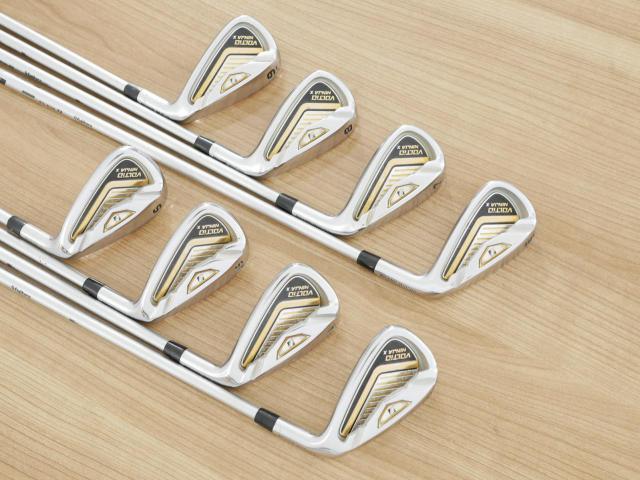 Iron set : Katana : ชุดเหล็ก Katana Voltio NINJA X (ออกปี 2020 หน้าเด้ง ตีไกลมากๆ) มีเหล็ก 6-Pw,Aw,As,Sw (8 ชิ้น) ก้านกราไฟต์ Fujikura Speeder 588 Flex R