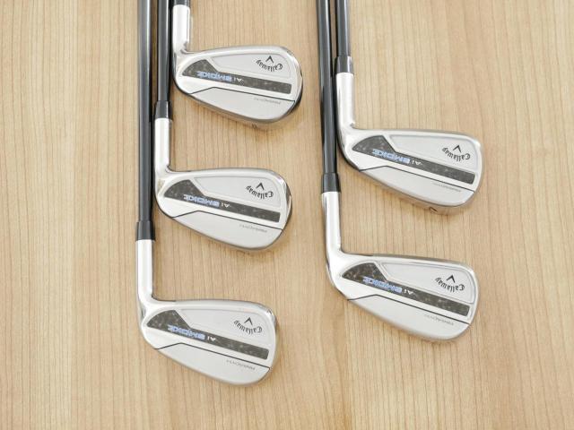 Iron set : Callaway : ชุดเหล็ก Callaway Paradym Ai Smoke (ออกปี 2024 ตีง่ายมาก ไกล Japan Spec.) มีเหล็ก 6-Pw (5 ชิ้น) ก้านกราไฟต์ Mitsubishi TENSEI 50 Flex R