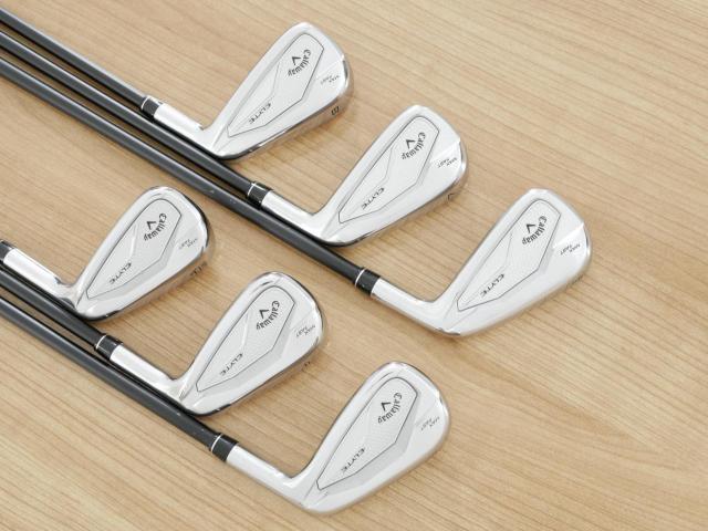 Iron set : Callaway : ชุดเหล็ก Callaway ELYTE Max Fast (ออกปี 2025 ตีง่ายมาก ไกล Japan Spec.) มีเหล็ก 6-Pw,Aw (6 ชิ้น) ก้านกราไฟต์ KBS PGI 60 Flex R