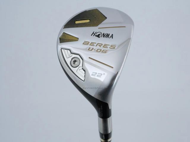 Fairway Wood : Honma : **ก้าน 3 ดาว** ไม้กระเทย Honma Beres U-06 (ปี 2019) Loft 22 ก้าน ARMRQ X (47) Flex R (3 ดาว)