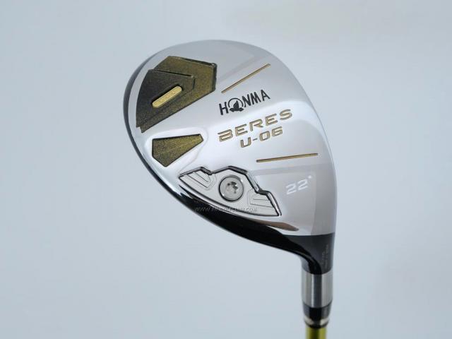Fairway Wood : Honma : **ก้าน 3 ดาว** ไม้กระเทย Honma Beres U-06 (ปี 2019) Loft 22 ก้าน ARMRQ X (47) Flex R (3 ดาว)
