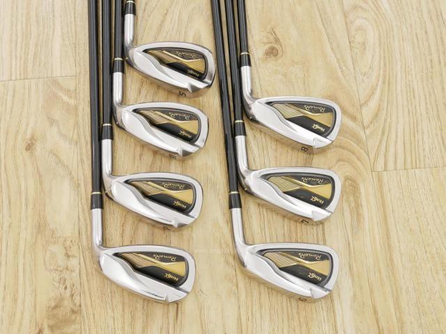 Iron set : Romaro : ชุดเหล็ก Romaro Ray Alpha Gold (ใบใหญ่ ตีไกลมากๆ หน้าเด้ง) มีเหล็ก 6-Pw,Aw,Sw (7 ชิ้น) ก้านกราไฟต์ Flex SR