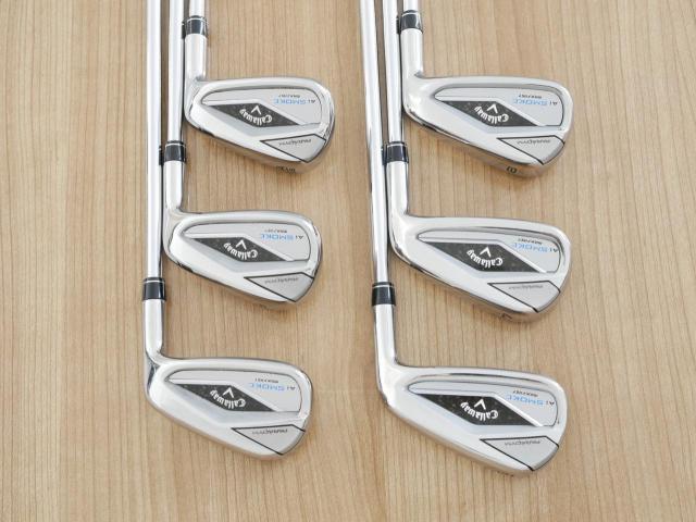 Iron set : Callaway : ชุดเหล็ก Callaway Paradym Ai Smoke Max Fast (ออกปี 2024 ตีง่ายมาก ไกล Japan Spec.) มีเหล็ก 6-Pw,Aw (6 ชิ้น) ก้านเหล็ก NS Pro ZELOS 7 Flex S