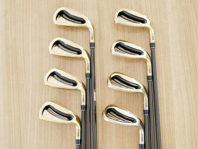 Iron set : PRGR : ชุดเหล็ก PRGR H/S 701 (หน้า Maraging เด้ง ไกล) มีเหล็ก 5-Pw,Aw,Sw (8 ชิ้น) ก้าน M-37 Flex R
