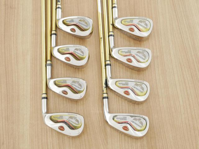 Iron set : Kasco : ชุดเหล็ก Kasco Indeed EX (Maraging Face) มีเหล็ก 5-Pw,Aw,Sw (8 ชิ้น) ก้านกราไฟต์ Flex R