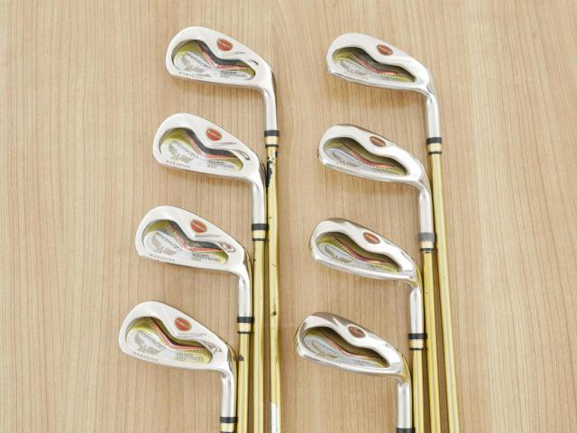 Iron set : Kasco : ชุดเหล็ก Kasco Indeed EX (Maraging Face) มีเหล็ก 5-Pw,Aw,Sw (8 ชิ้น) ก้านกราไฟต์ Flex R