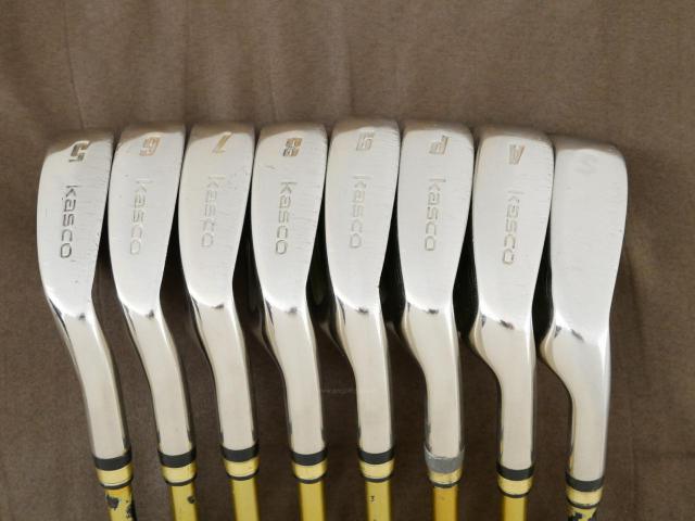 Iron set : Kasco : ชุดเหล็ก Kasco Indeed EX (Maraging Face) มีเหล็ก 5-Pw,Aw,Sw (8 ชิ้น) ก้านกราไฟต์ Flex R