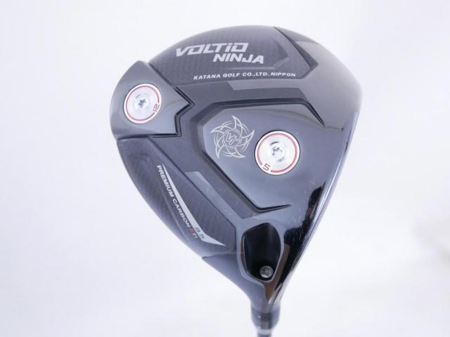 Driver : Katana : ไดรเวอร์ Katana Voltio NINJA Premium Carbon II TI (รุ่นใหม่ล่าสุด ออกปี 2025 ตีไกลมากๆ) Loft 9.5 ก้าน Tour AD VG-02 Flex S