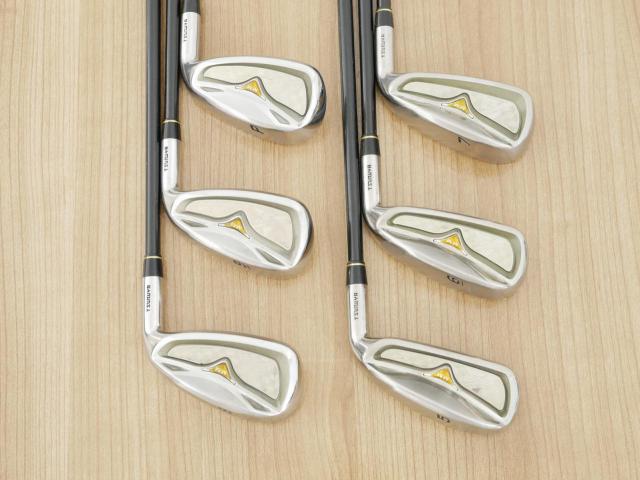 Iron set : Tsuruya : ชุดเหล็ก Tsuruya AXEL GX MM (หน้าเด้ง เบา อ่อน เหมาะกับซีเนียร์) มีเหล็ก 5-Pw (6 ชิ้น) ก้านกราไฟต์ FLex R