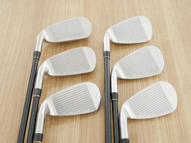 Iron set : Tsuruya : ชุดเหล็ก Tsuruya AXEL GX MM (หน้าเด้ง เบา อ่อน เหมาะกับซีเนียร์) มีเหล็ก 5-Pw (6 ชิ้น) ก้านกราไฟต์ FLex R