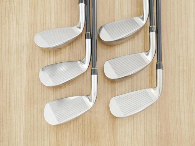 Iron set : Tsuruya : ชุดเหล็ก Tsuruya AXEL GX MM (หน้าเด้ง เบา อ่อน เหมาะกับซีเนียร์) มีเหล็ก 5-Pw (6 ชิ้น) ก้านกราไฟต์ FLex R