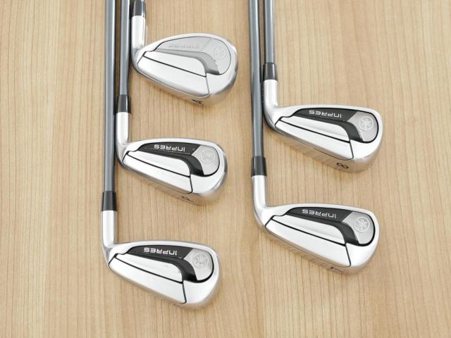 Iron set : Yamaha : ชุดเหล็ก Yamaha Inpres DriveStar Type D (รุ่นล่าสุด ปี 2025 ตีไกลที่สุด ไกลกว่าเหล็กทั่วไป 2 เบอร์ หน้าเด้งมากๆ) มีเหล็ก 7-Pw,Aw (5 ชิ้น) ก้านกราไฟต์ Fujikura Speeder NX M-425i Flex R