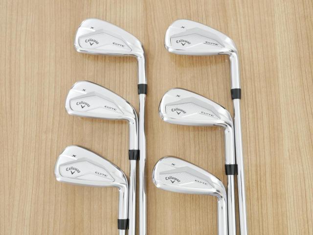 Iron set : Callaway : ชุดเหล็ก Callaway ELYTE X (ออกปี 2025 ตีง่ายมาก ไกล Japan Spec.) มีเหล็ก 6-Pw,Gw (6 ชิ้น) ก้านเหล็ก NS Pro 950 NEO Flex S